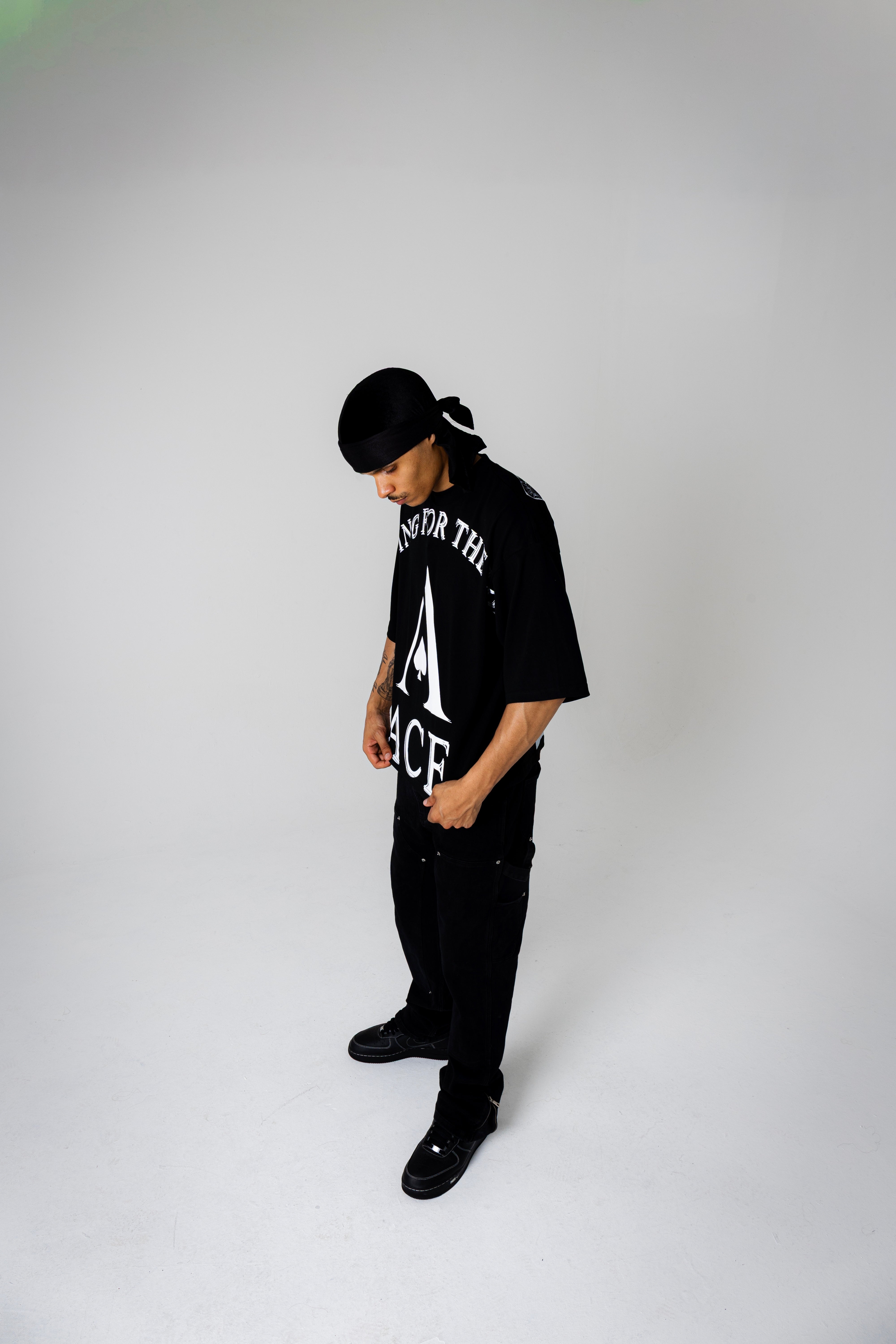ACE Black Oversized T-Shirt