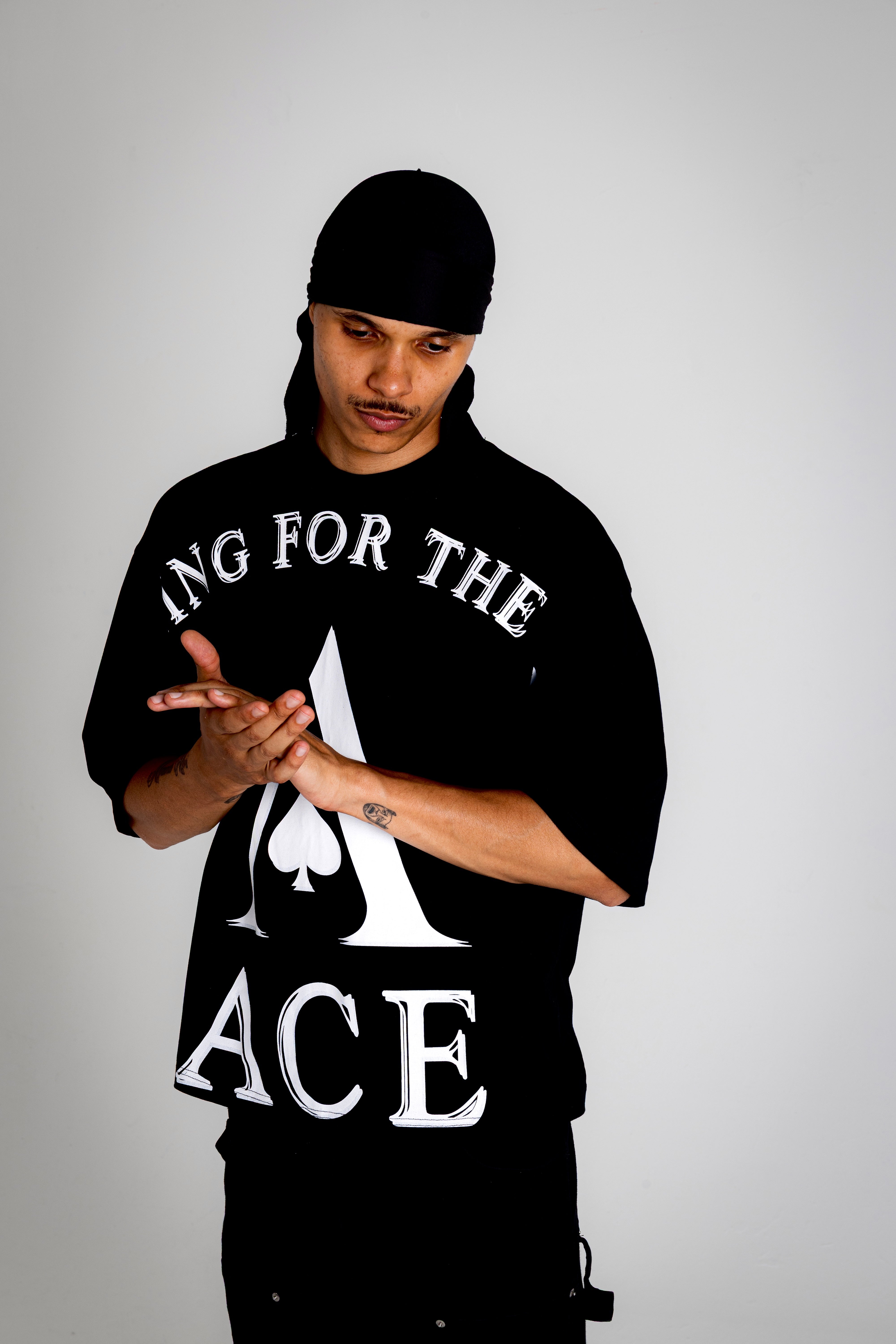 ACE Black Oversized T-Shirt