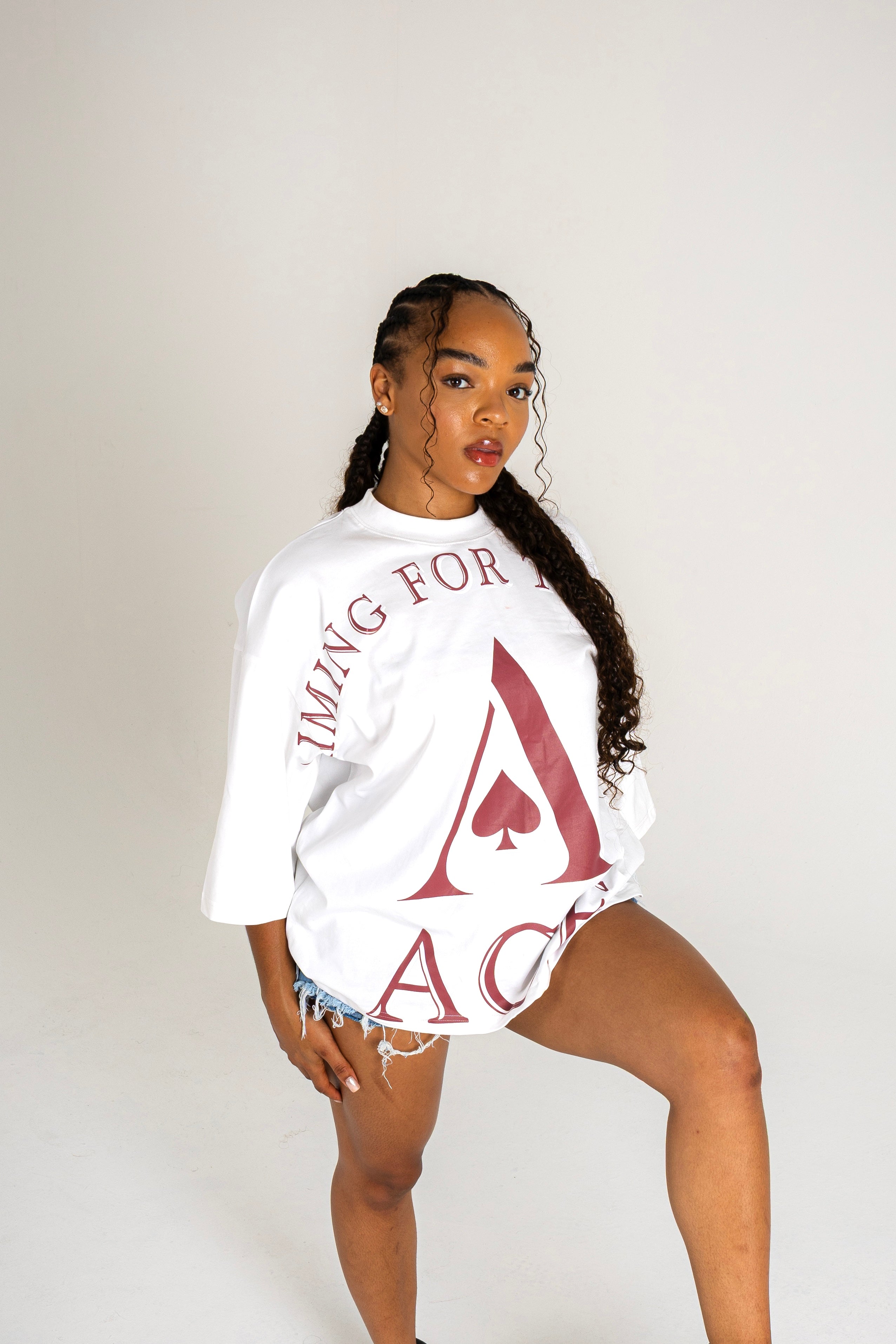 ACE Red Oversized T-Shirt